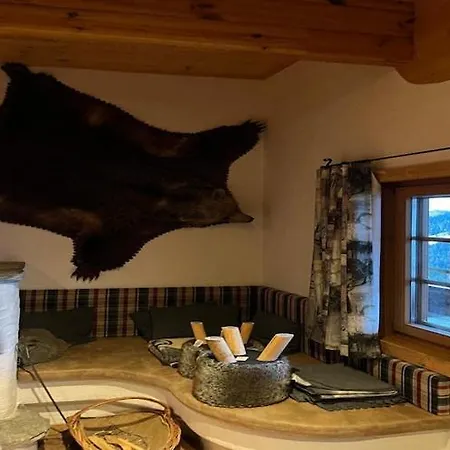 Rustic Hut On The Mountain