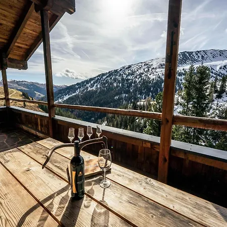 Rustic Hut On The Mountain
